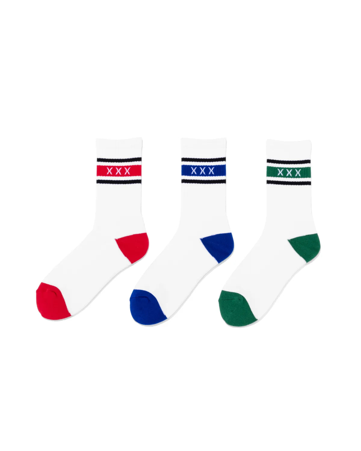 GOD SELECTION XXX の SOCKS -3PIECE 1PACK (GX-S25-SO-03)