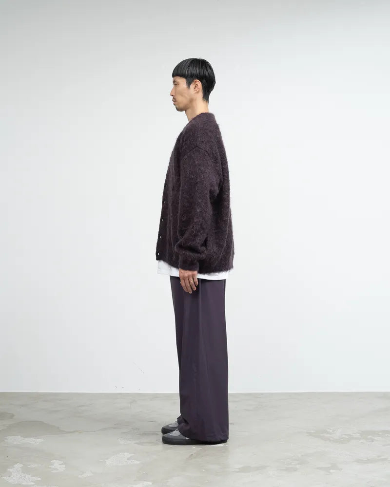 Graphpaper / YOKE for Graphpaper 4Color Mix Mohair Jacquard Cardigan (GM233-80906Y)