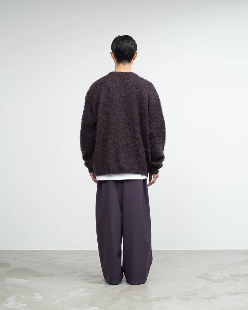 Graphpaper / YOKE for Graphpaper 4Color Mix Mohair Jacquard Cardigan (GM233-80906Y)