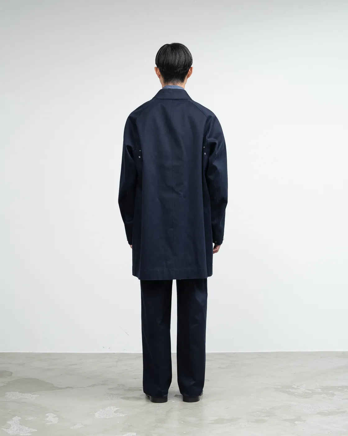 Graphpaper / YOKE for Graphpaper Reversible Cut-Off Half Coat