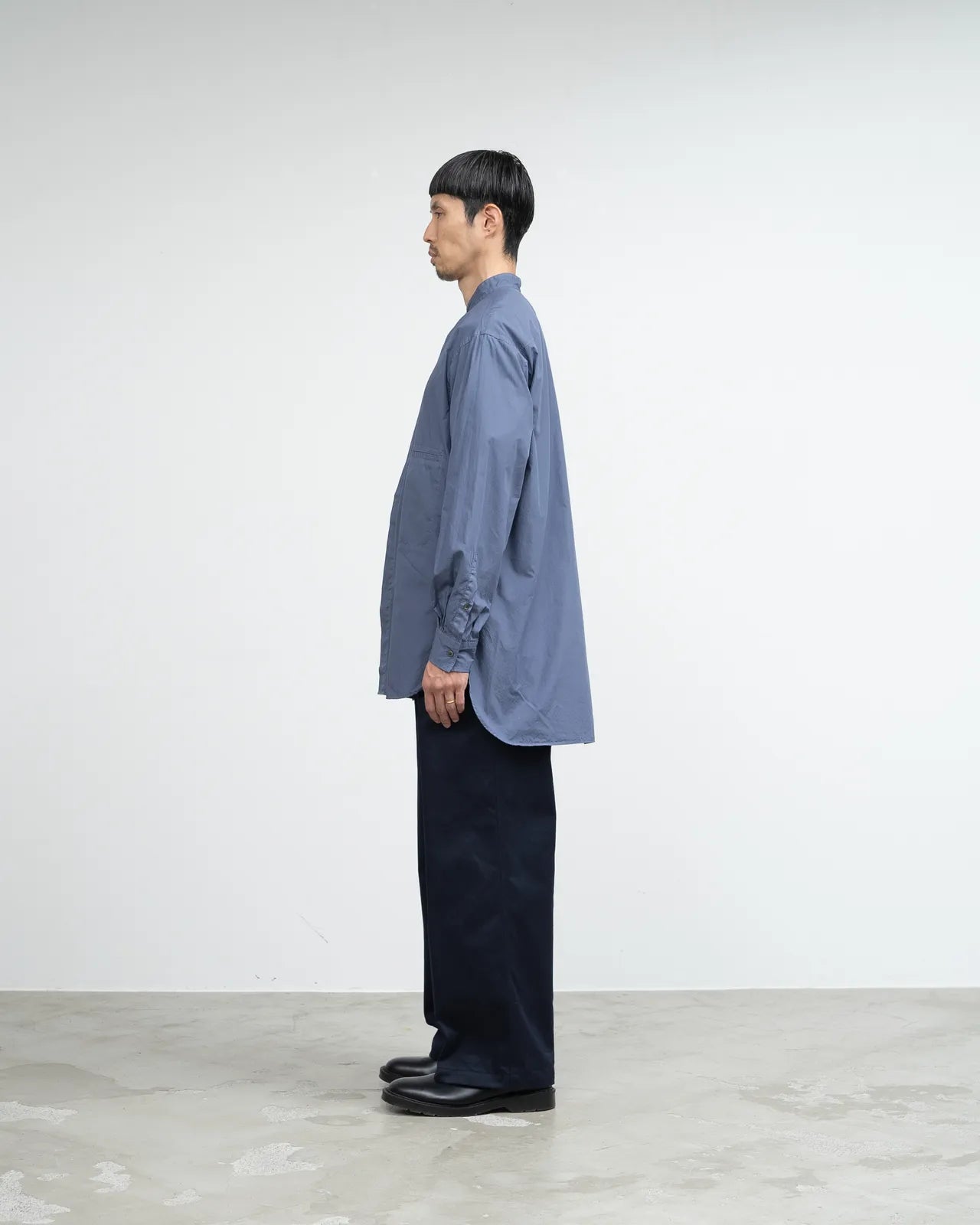 Graphpaper / YOKE for Graphpaper Garment Dye Band Collar Shirt