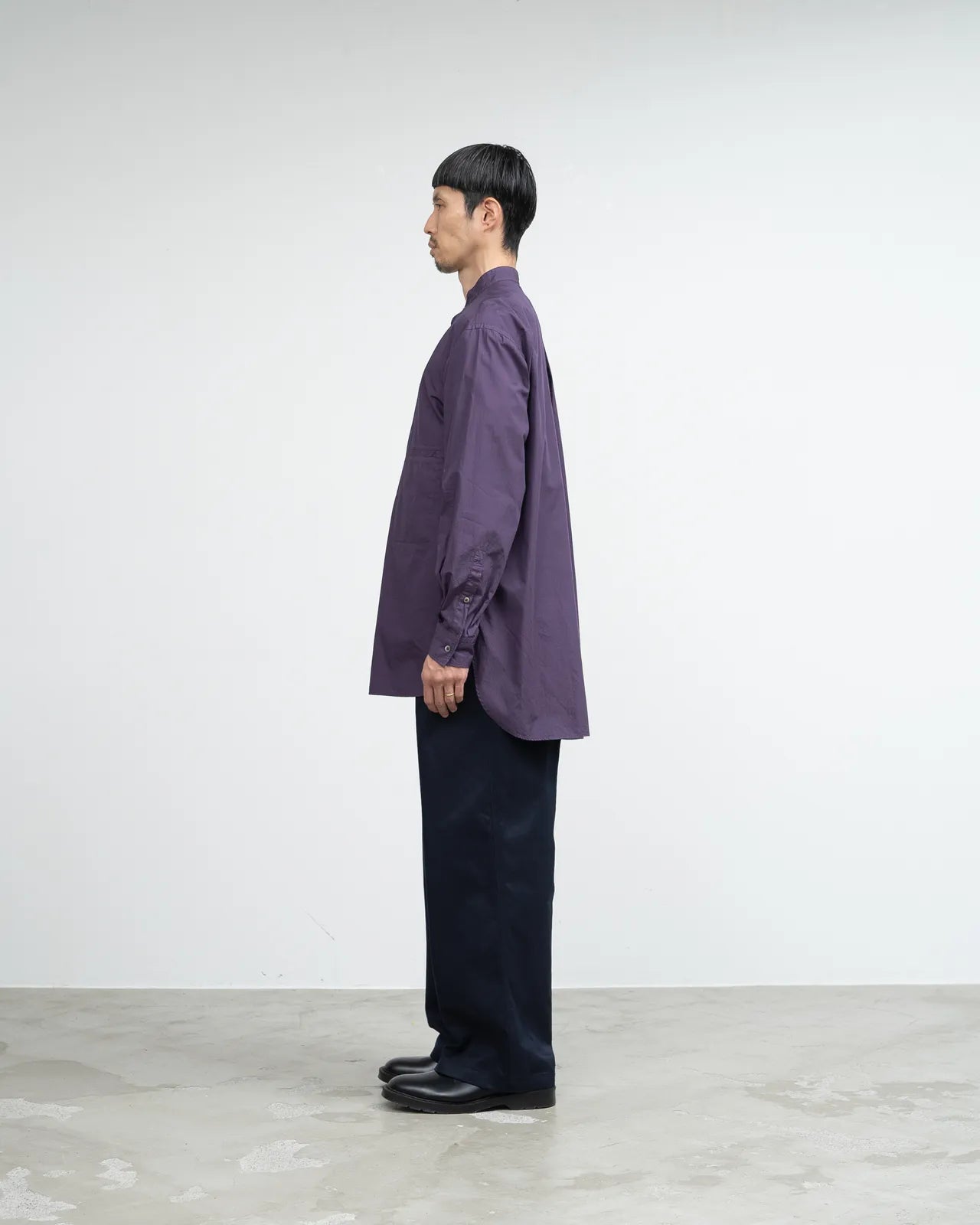 Graphpaper / YOKE for Graphpaper Garment Dye Band Collar Shirt