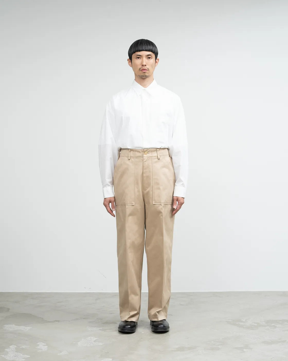 Graphpaper / YOKE for Graphpaper 2Pleated Wide Trousers (GM233-40904Y)