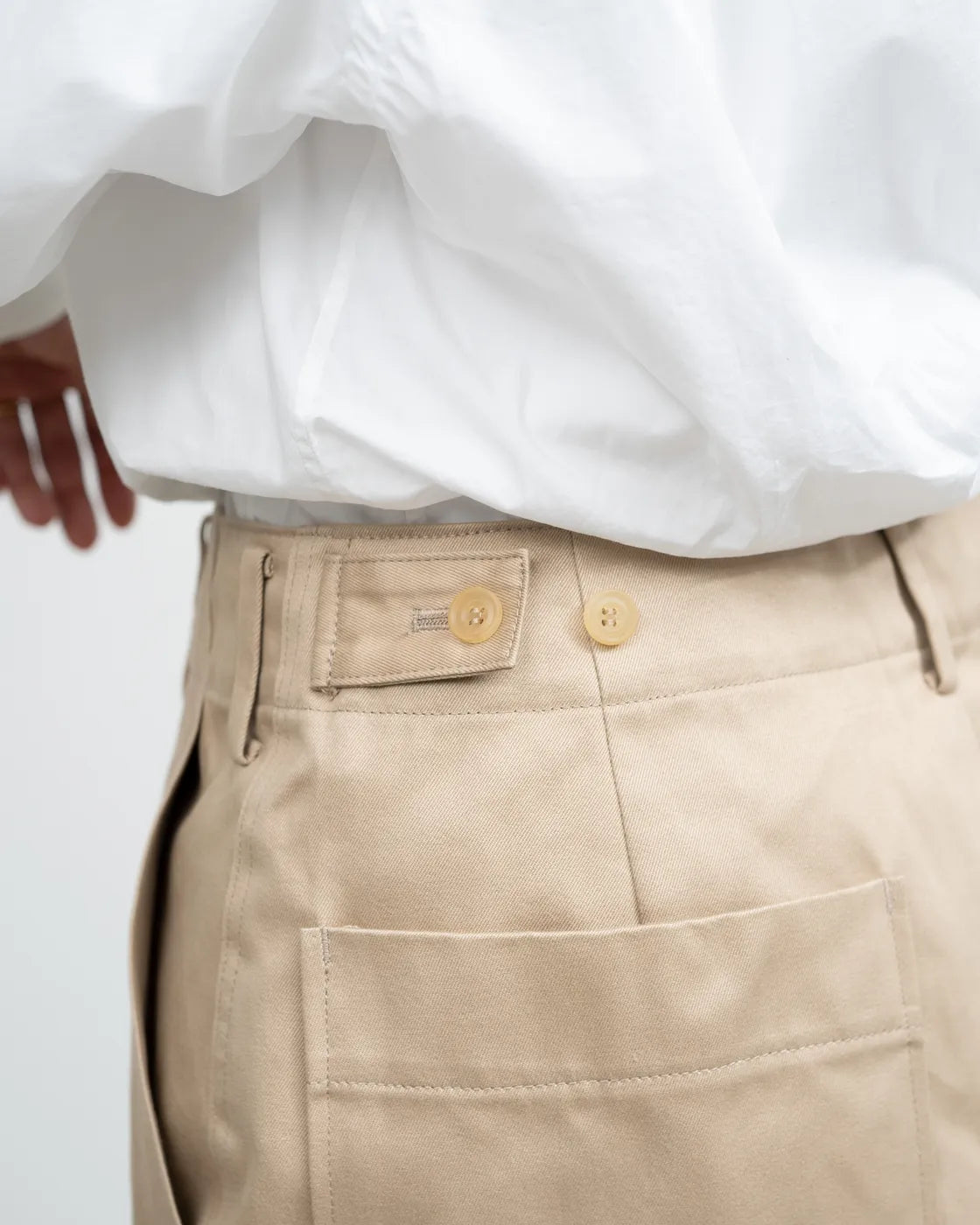 Graphpaper / YOKE for Graphpaper 2Pleated Wide Trousers (GM233-40904Y)