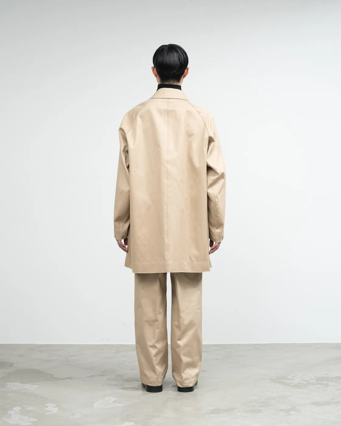Graphpaper / YOKE for Graphpaper Reversible Cut-Off Half Coat