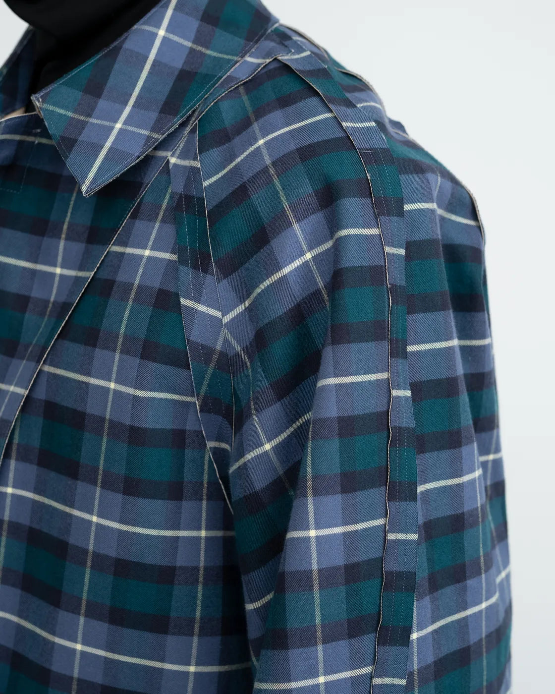Graphpaper / YOKE for Graphpaper Reversible Cut-Off Half Coat