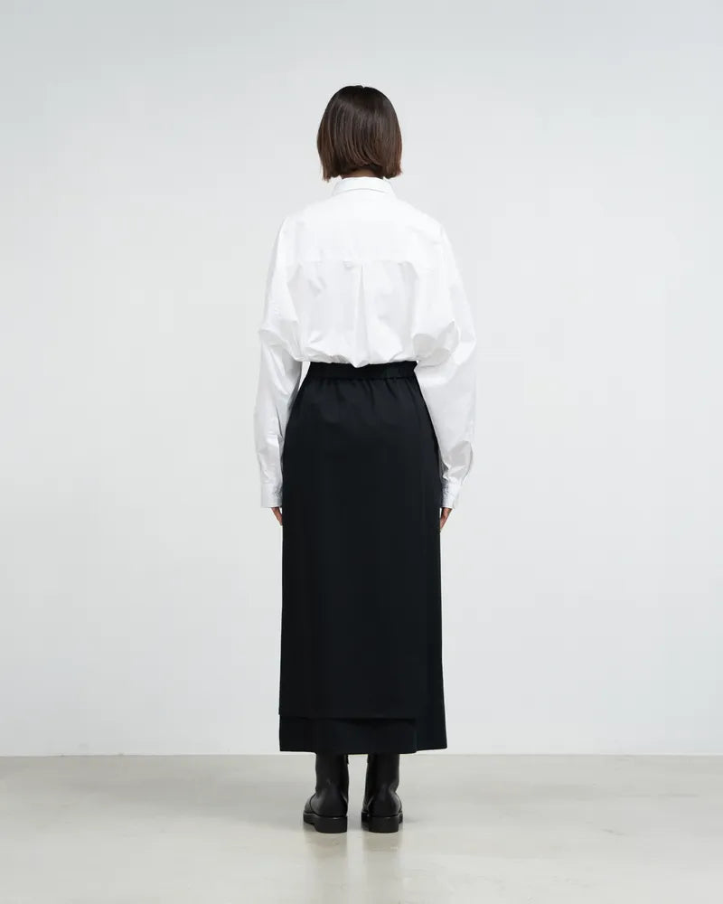 Graphpaper / Compact Ponte Wrap Skirt