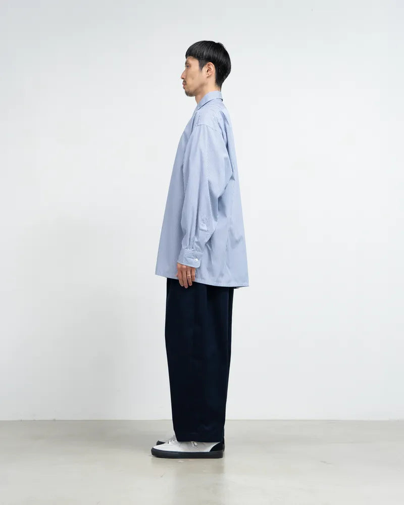 Graphpaper / Hight Count Regular Collar Shirt(GM243-50030STB)