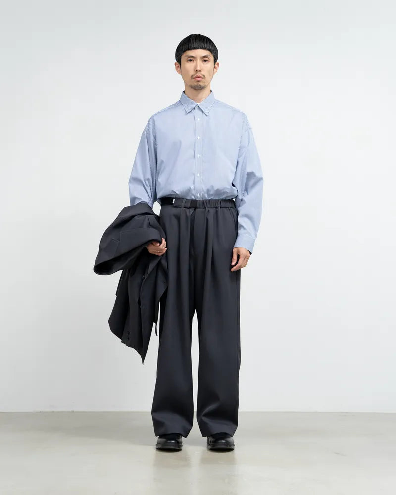 Graphpaper / Hight Count Regular Collar Shirt(GM243-50030STB)