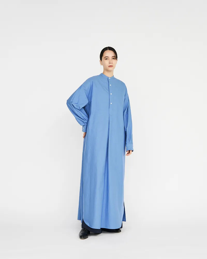 Graphpaper / Oxford Oversized Band Collar Dress