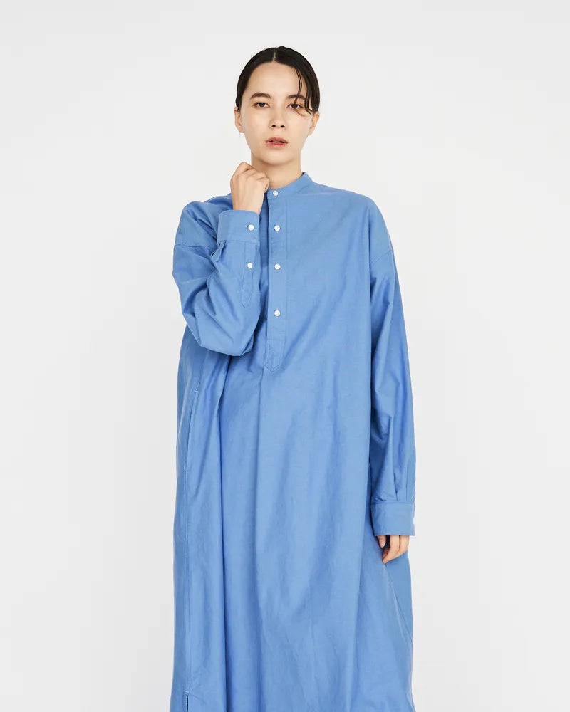 Graphpaper / Oxford Oversized Band Collar Dress