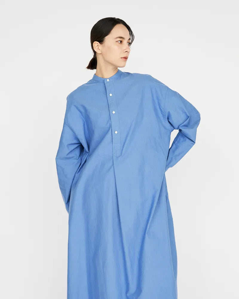 Graphpaper / Oxford Oversized Band Collar Dress