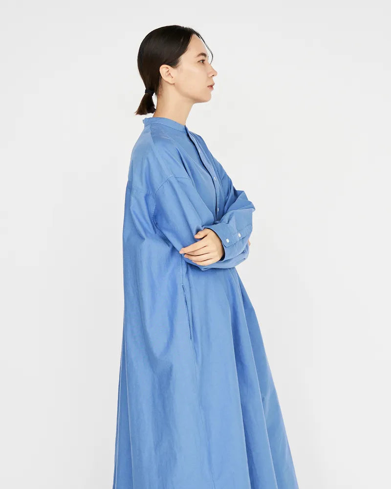 Graphpaper / Oxford Oversized Band Collar Dress