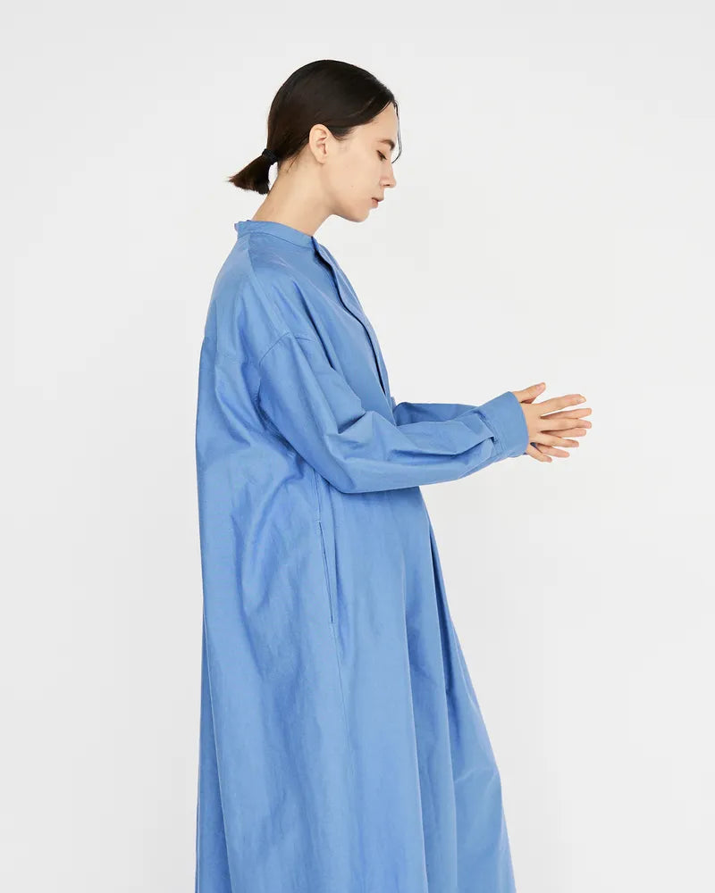 Graphpaper / Oxford Oversized Band Collar Dress