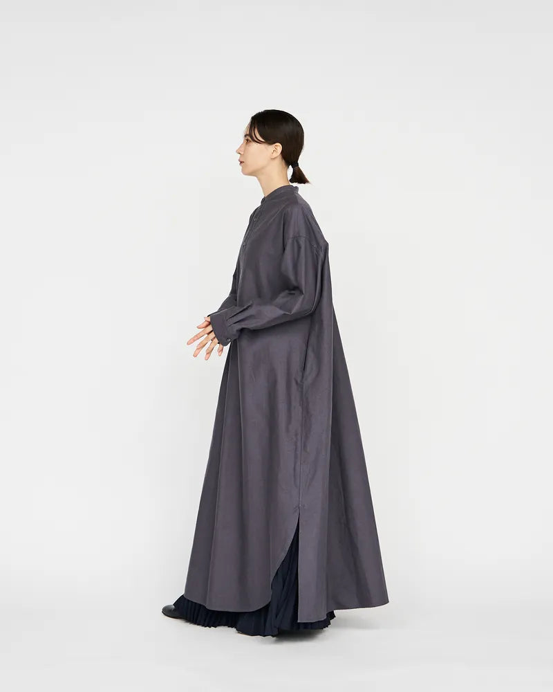 Graphpaper / Oxford Oversized Band Collar Dress