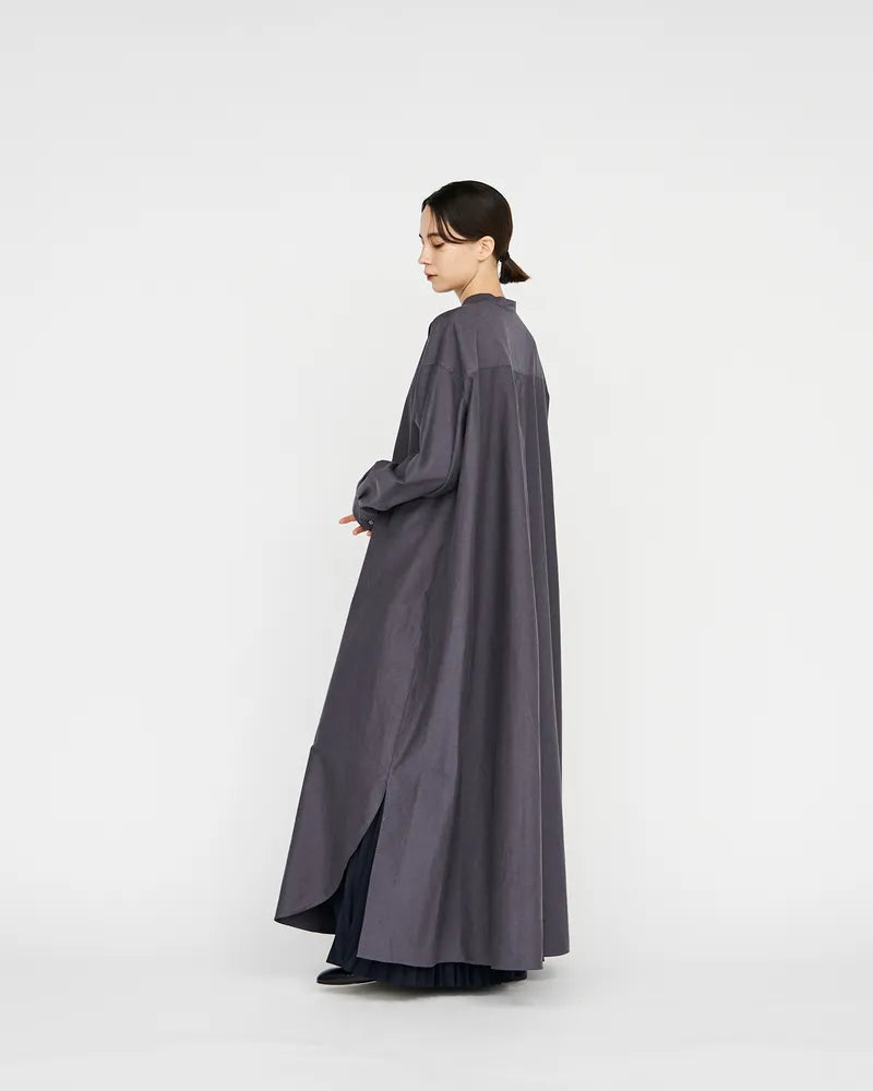 Graphpaper / Oxford Oversized Band Collar Dress