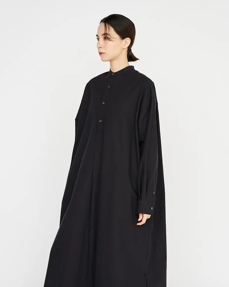 Graphpaper / Oxford Oversized Band Collar Dress