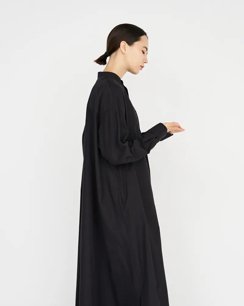 Graphpaper / Oxford Oversized Band Collar Dress