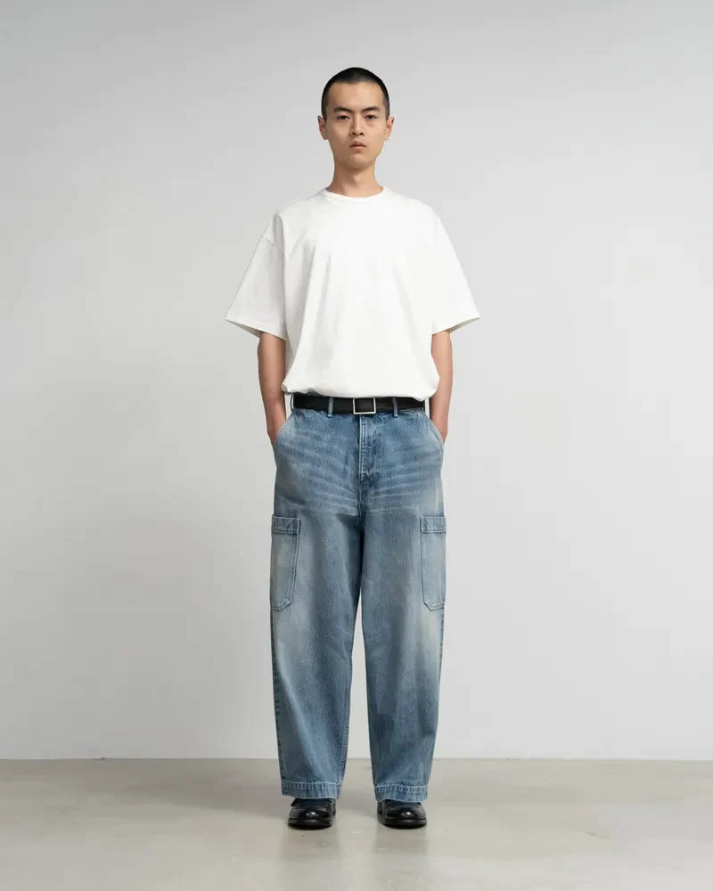 Graphpaper / Selvage Denim Cargo Pants (LIGHT FADE)