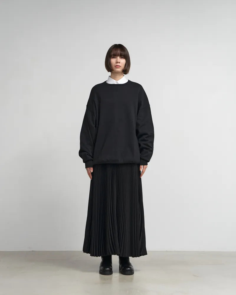 Graphpaper / Satin Pleats skirt (GL251-40225B)