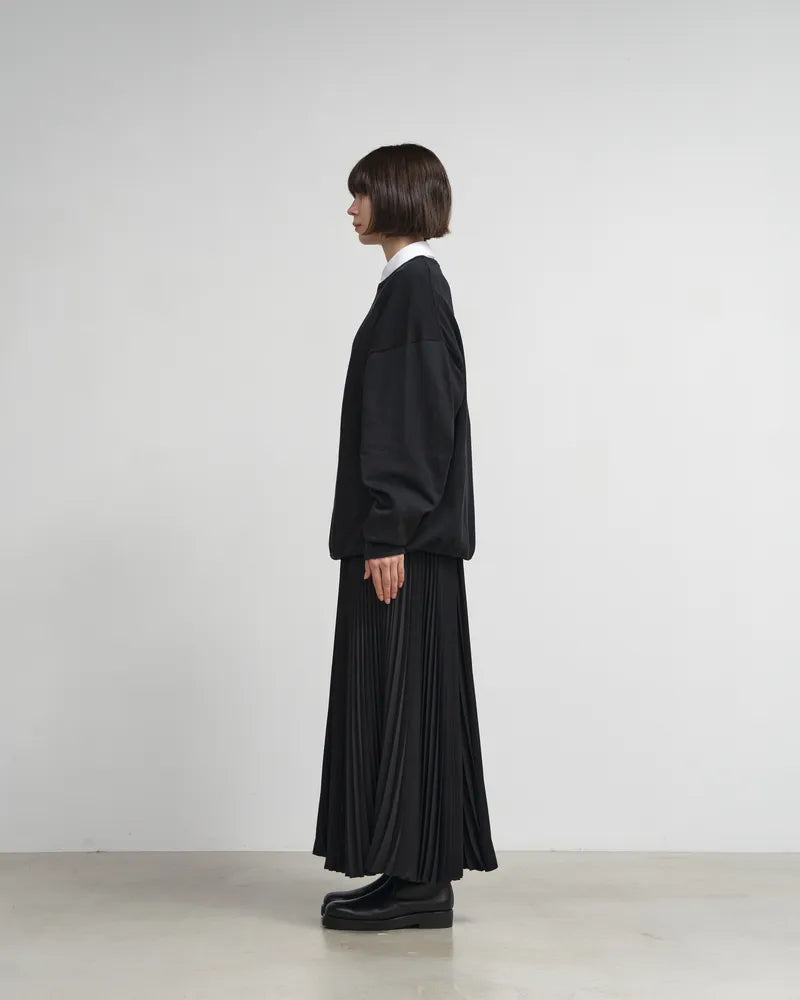 Graphpaper / Satin Pleats skirt (GL251-40225B)