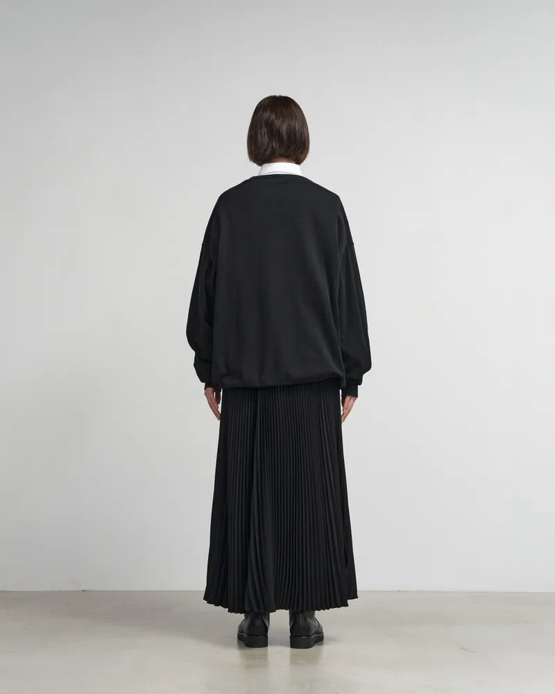 Graphpaper / Satin Pleats skirt (GL251-40225B)