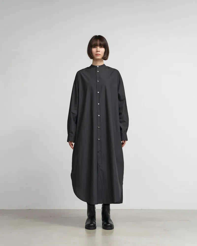 Graphpaper の Broad Band Collar Oversized Shirt Dress