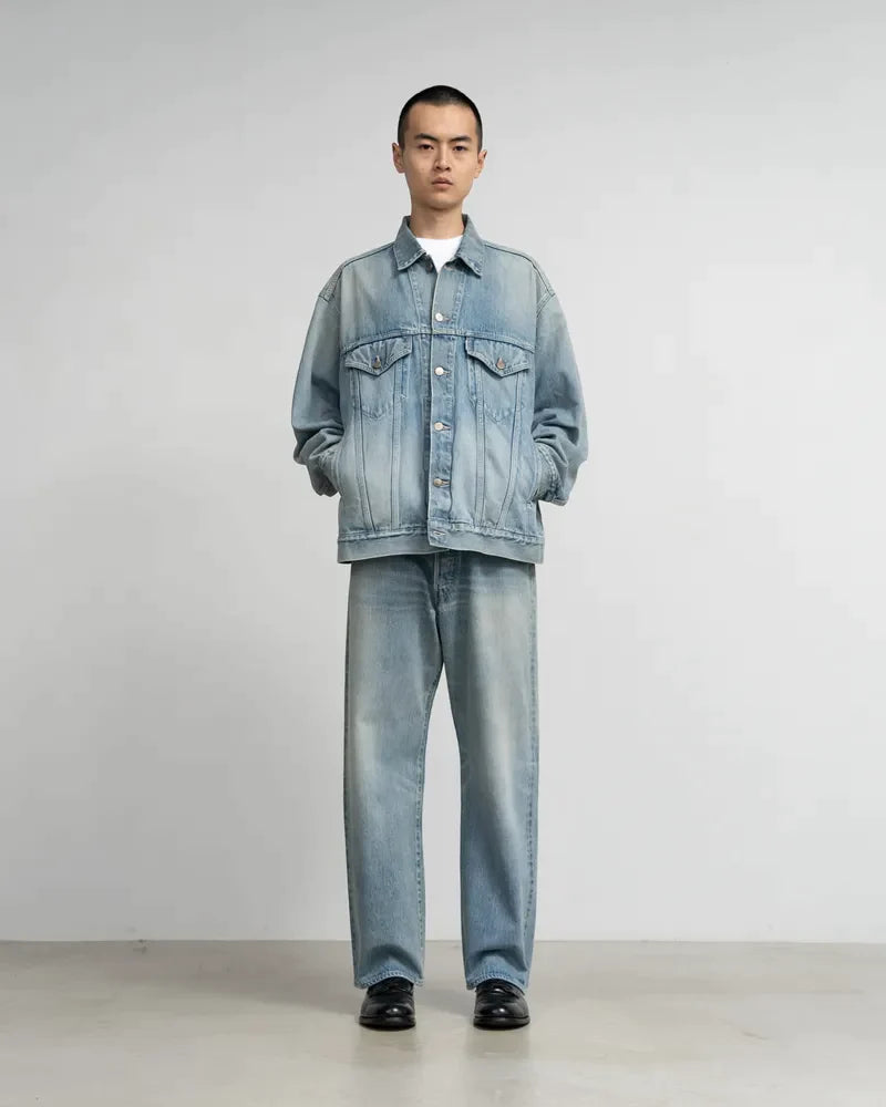 Graphpaper / Selvage Denim Trucker Jacket (GM253-20055LB)