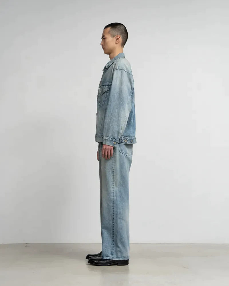 Graphpaper / Selvage Denim Trucker Jacket (GM253-20055LB)