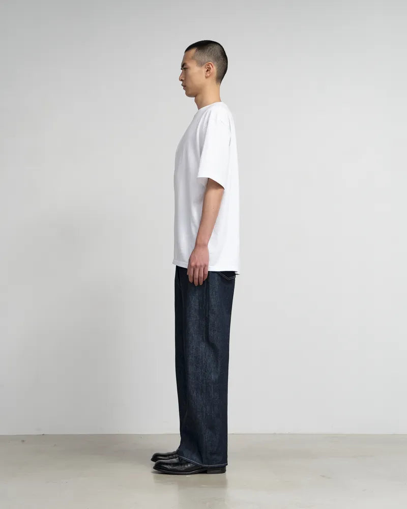 Graphpaper / Selvage Denim Five Pocket Wide Straight Pants (GU253-40059RB)