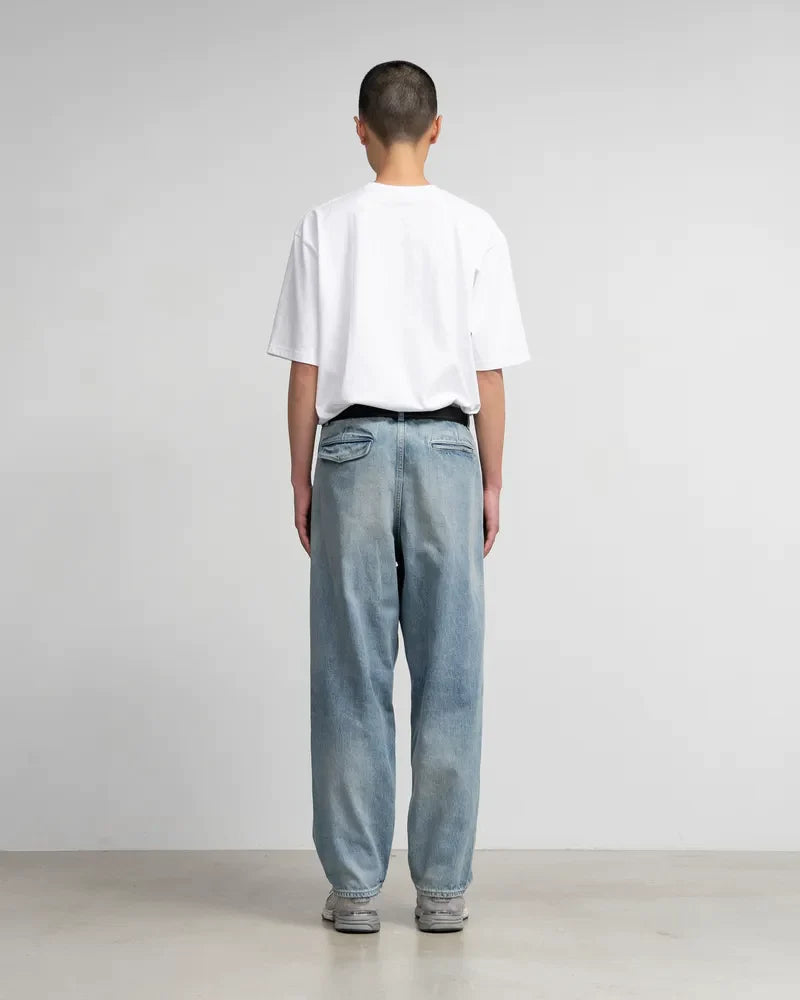 Graphpaper / Selvage Denim Two Tuck Tapered Pants (LIGHT FADE)