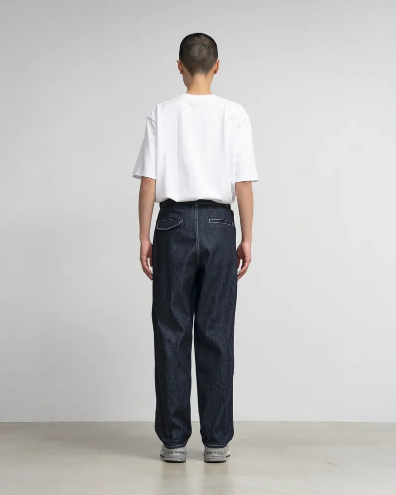 Graphpaper / Selvage Denim Two Tuck Tapered Pants (GU253-40060RB)
