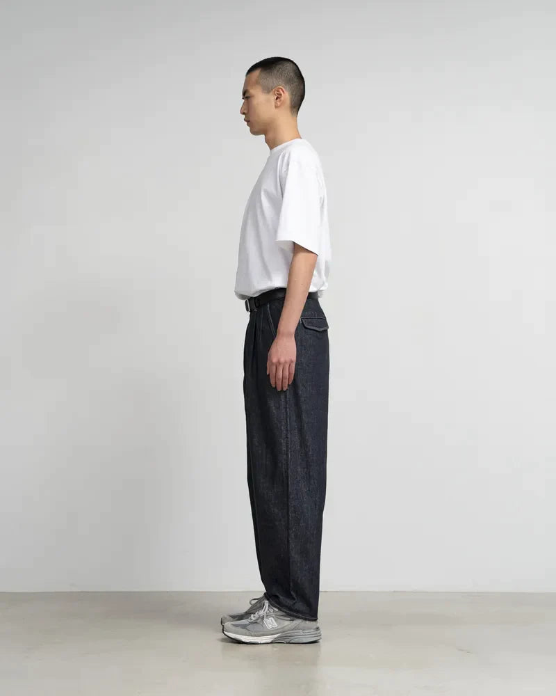 Graphpaper / Colorfast Denim Two Tuck Tapered Pants