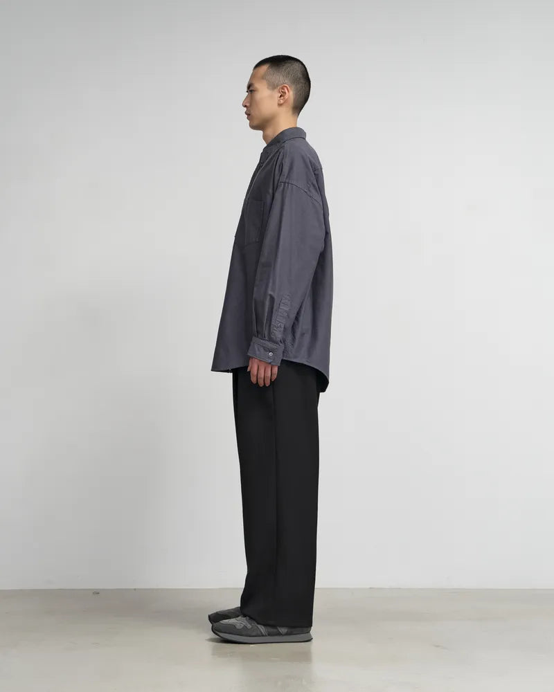 Graphpaper / Oxford Pique Jersey L/S Oversized BD Shirt