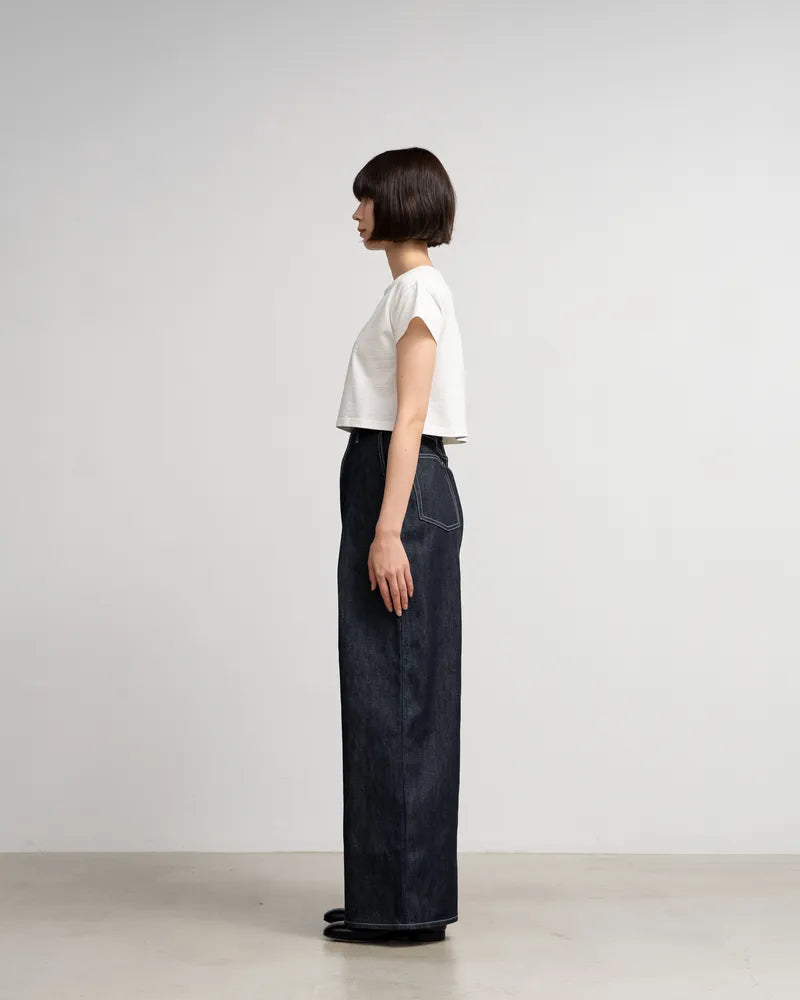 Graphpaper / Selvage Denim Two Tuck Wide Pants (GL253-40062RB)