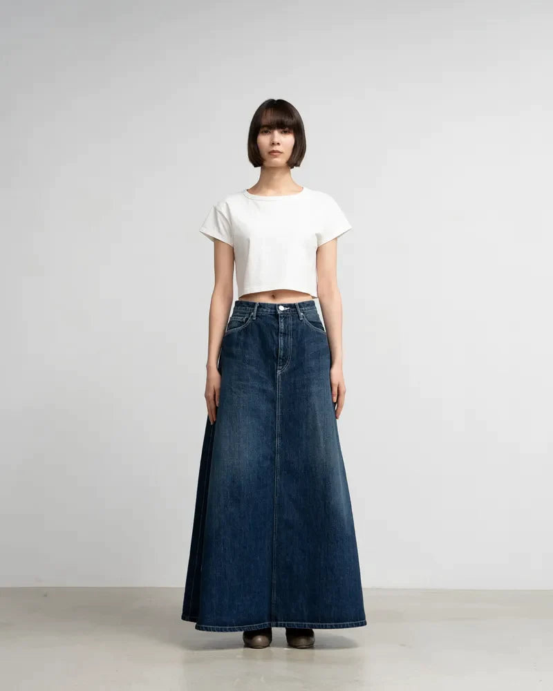 Graphpaper / Selvage Denim Skirt (DARK FADE)