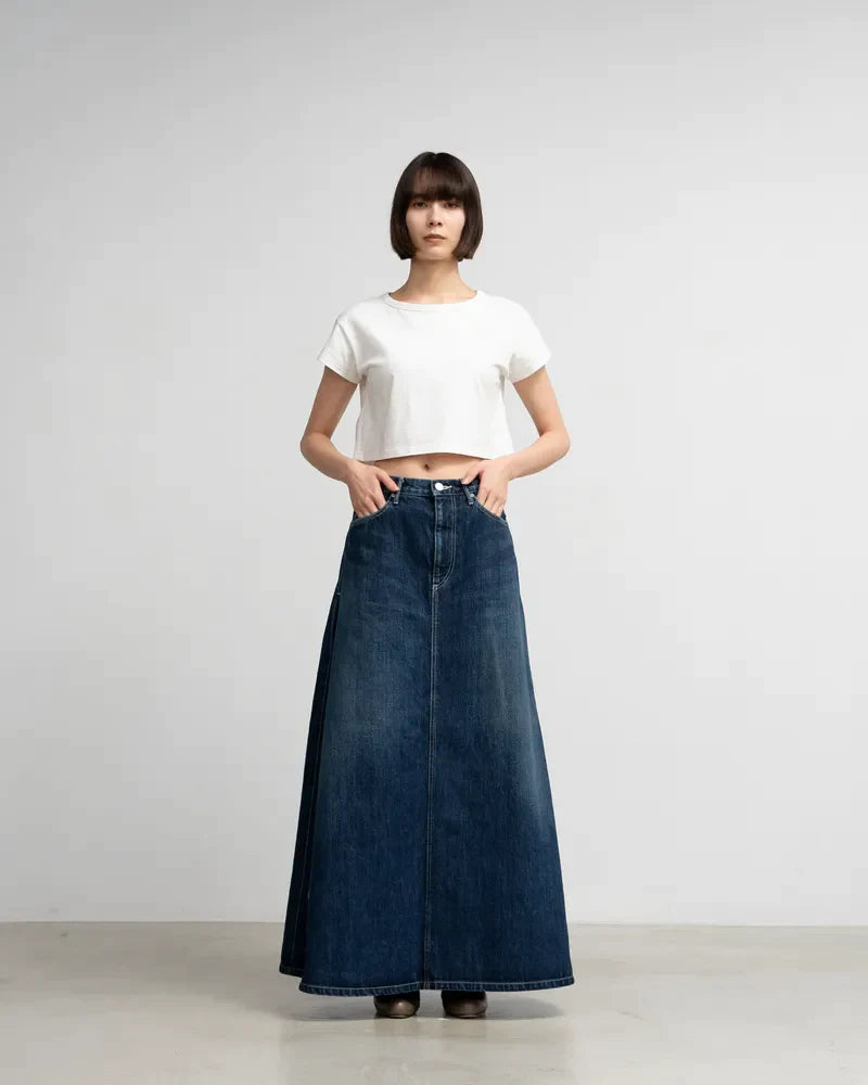 Graphpaper / Selvage Denim Skirt (DARK FADE)