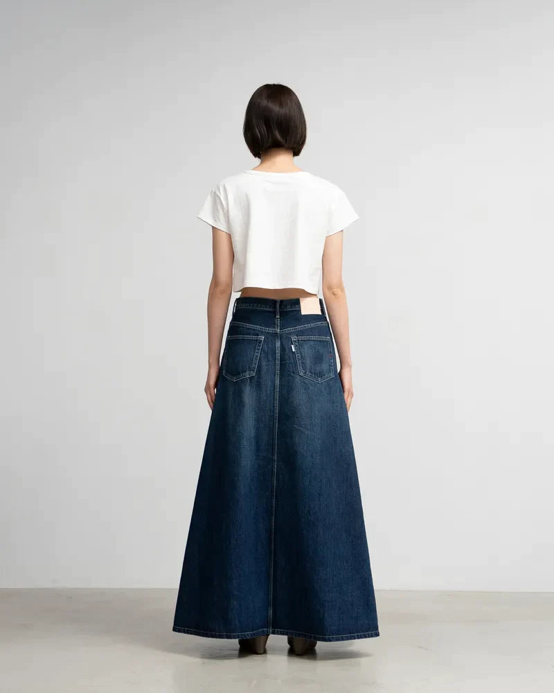 Graphpaper / Selvage Denim Skirt (DARK FADE)