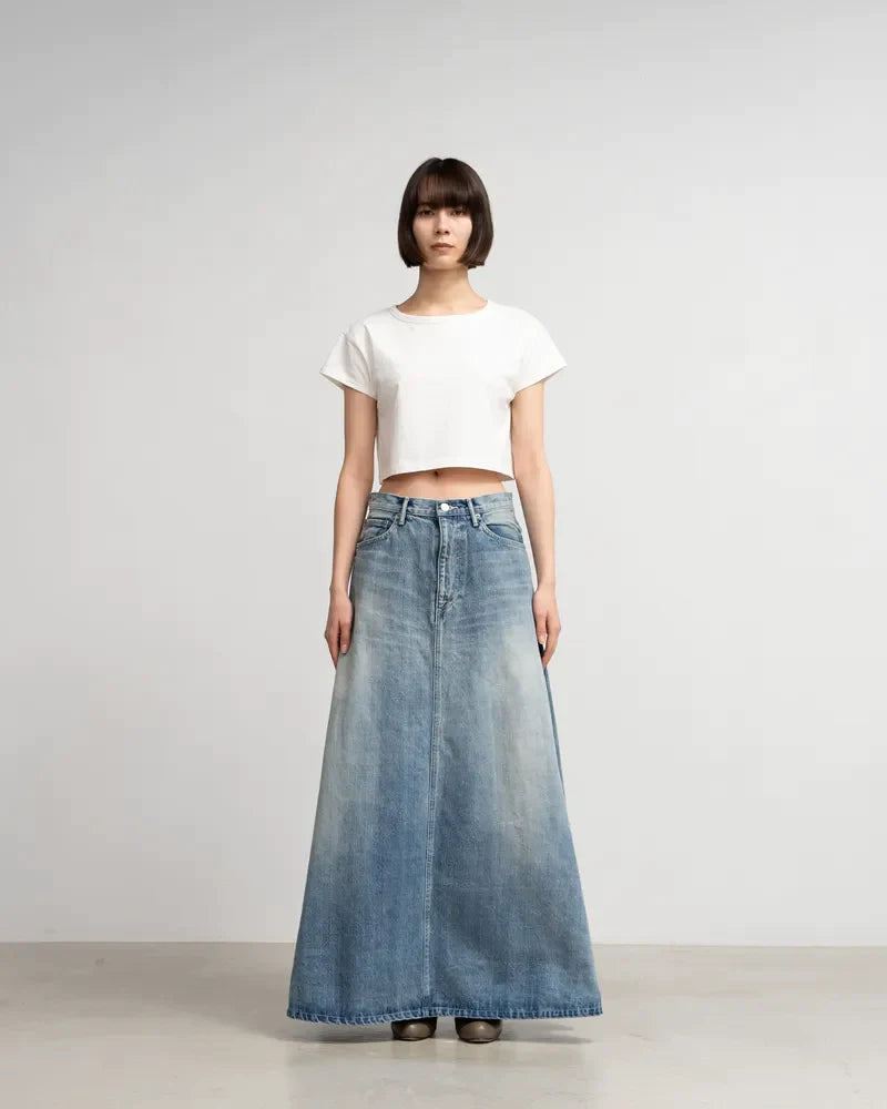 Graphpaper / Selvage Denim Skirt (LIGHT FADE)