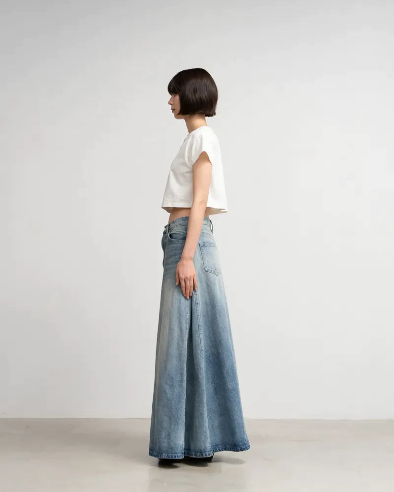 Graphpaper / Selvage Denim Skirt (LIGHT FADE)