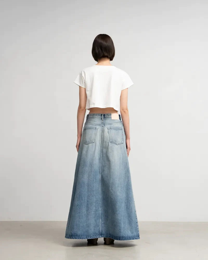 Graphpaper / Selvage Denim Skirt (LIGHT FADE)