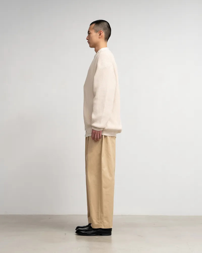 Graphpaper / Suvin Loose Rib Cardigan (GU241-80061B)