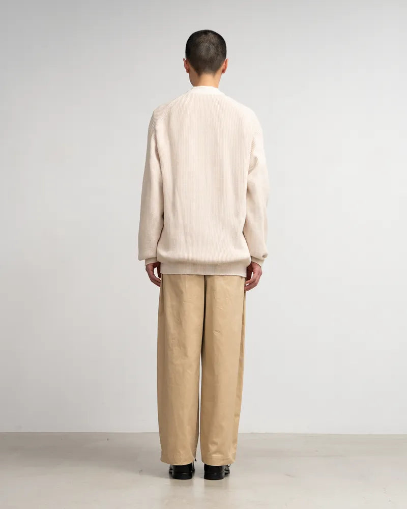 Graphpaper / Suvin Loose Rib Cardigan (GU241-80061B)