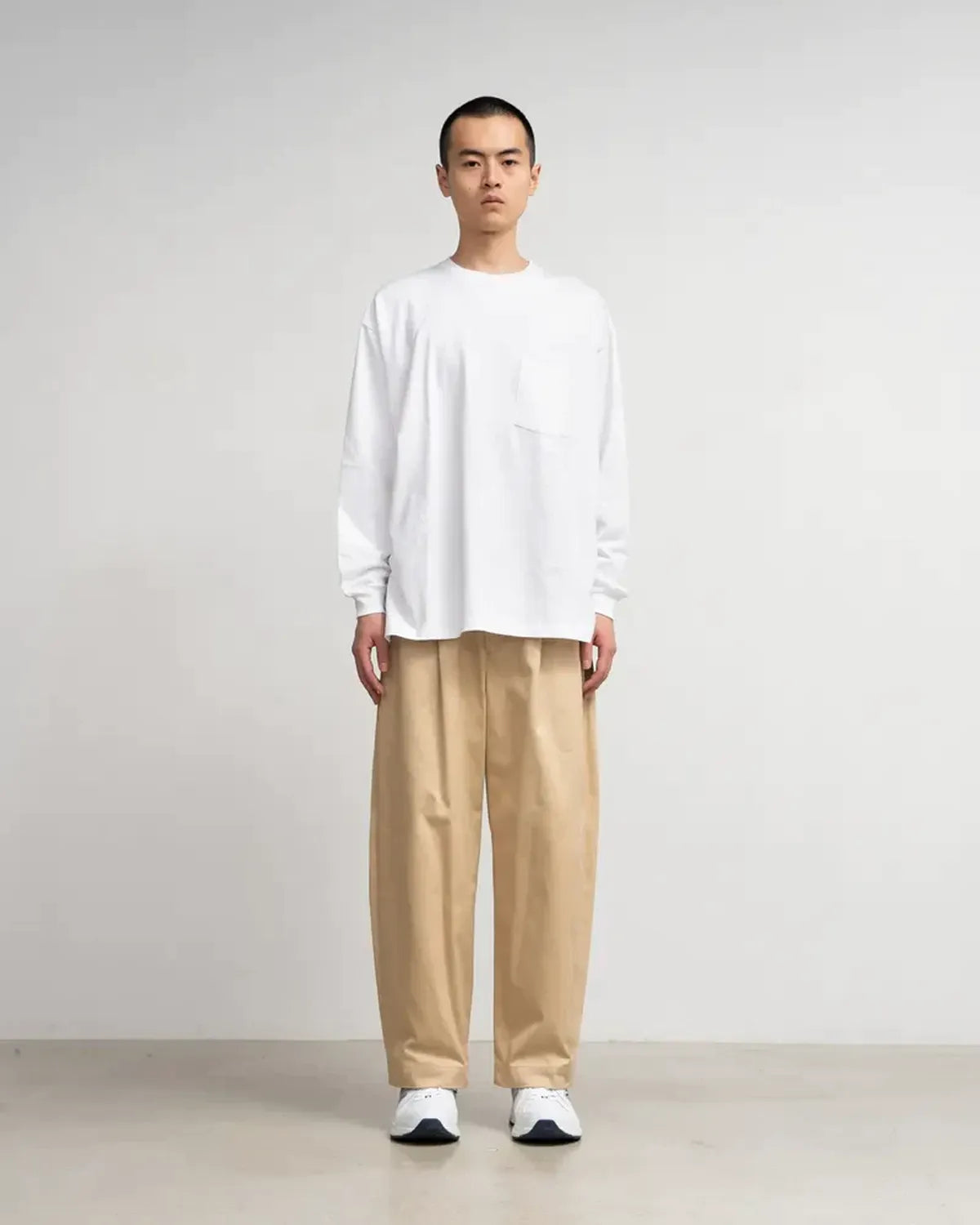 Graphpaper / L/S Oversized Pocket Tee (GU253-70115B)