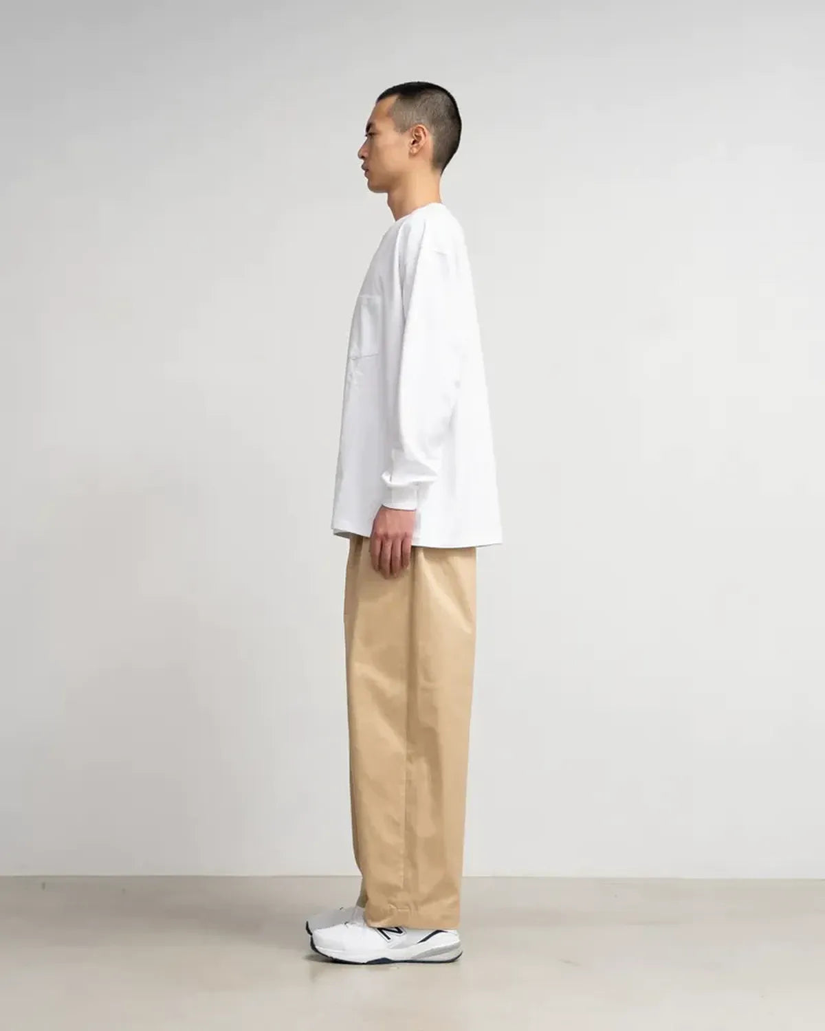 Graphpaper / L/S Oversized Pocket Tee (GU253-70115B)