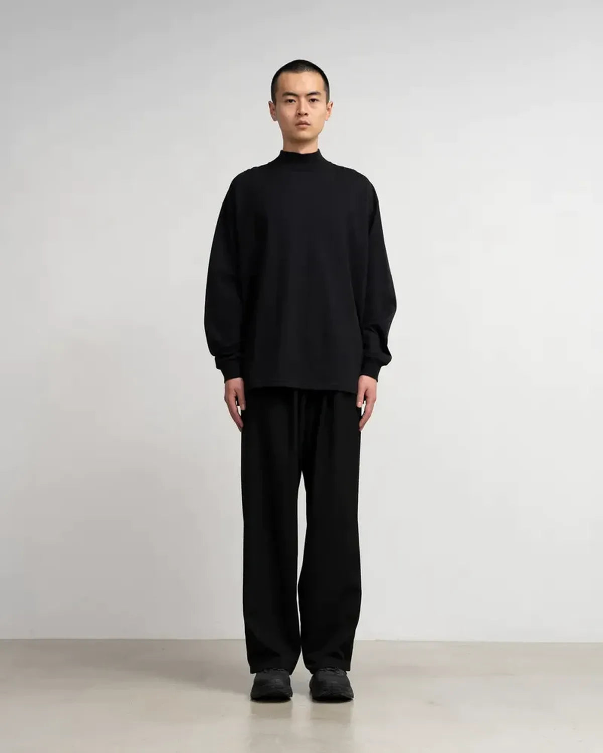 Graphpaper / L/S Mock Neck Tee (GU253-70117B)