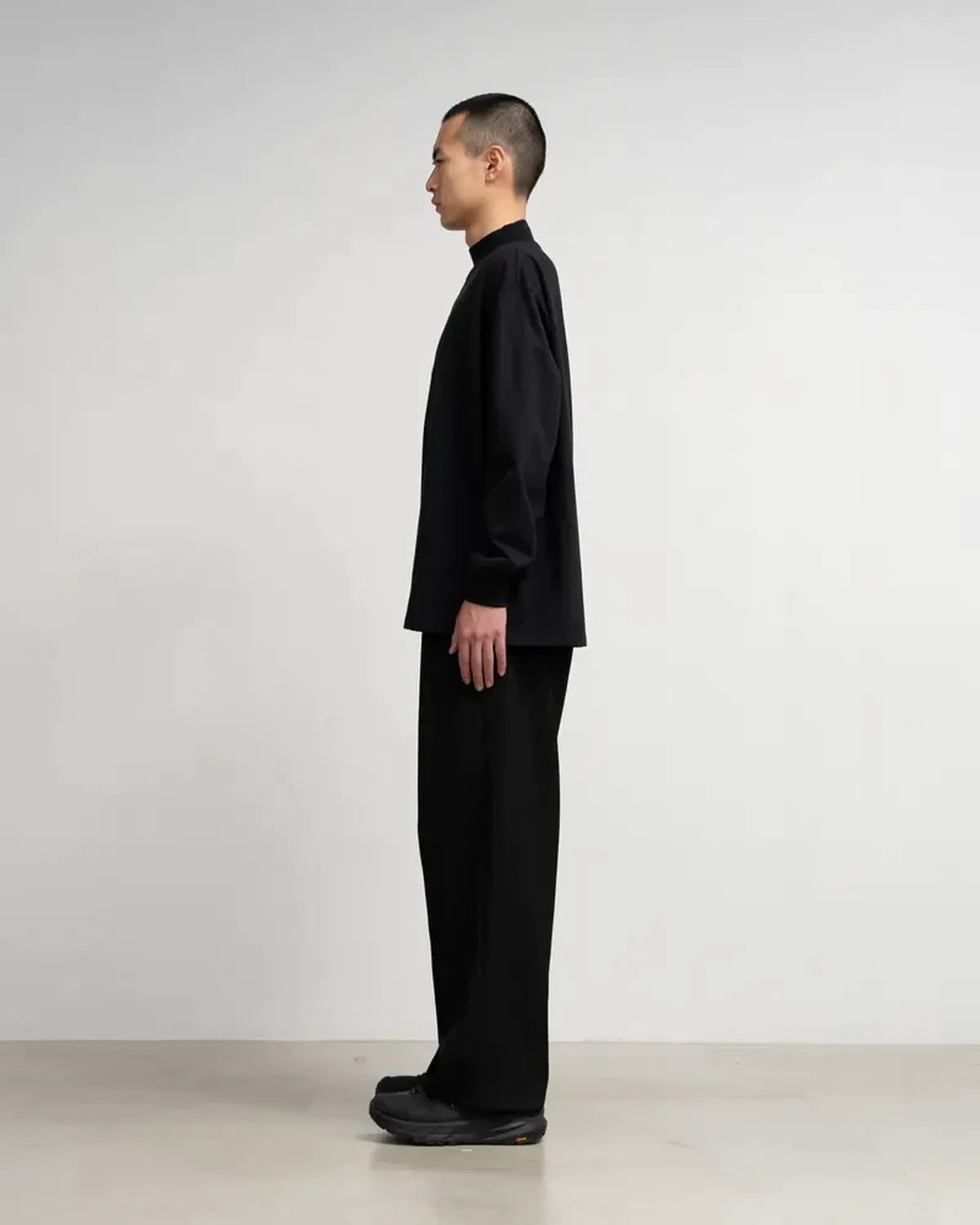 Graphpaper / L/S Mock Neck Tee (GU253-70117B)