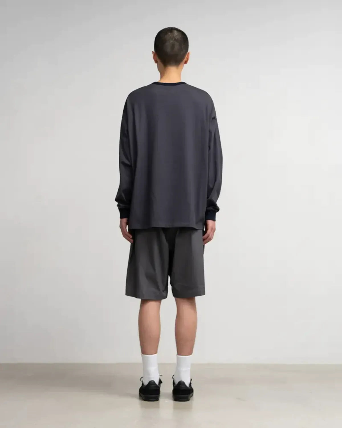 Graphpaper / Narrow Border L/S Tee (GU253-70121B)