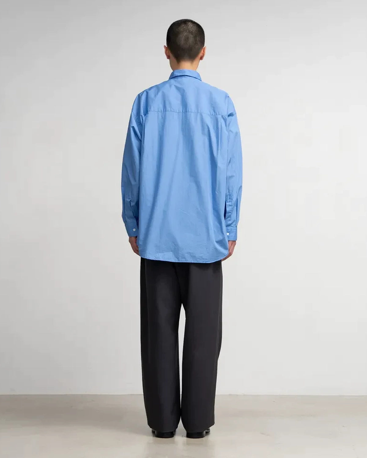 Graphpaper / Broad L/S Oversized Regular Collar Shirt (GM253-50001B)
