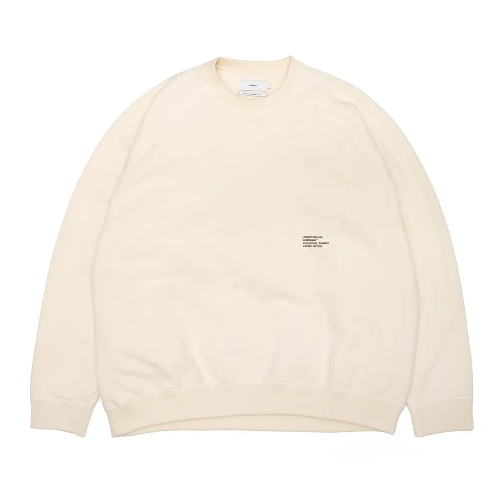 Graphpaper の LOOPWHEELER for Graphpaper Raglan Sweat Limited Edition